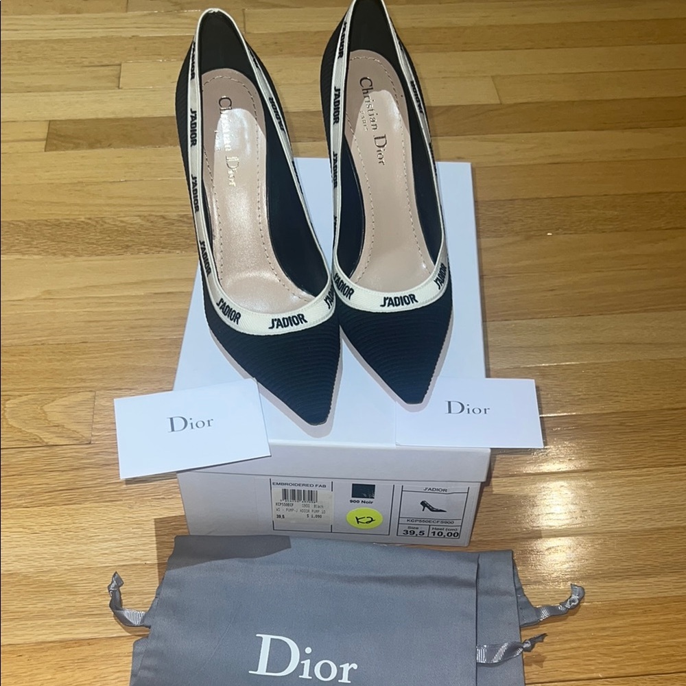 Dior Black Stiletto Heels Classic Pumps